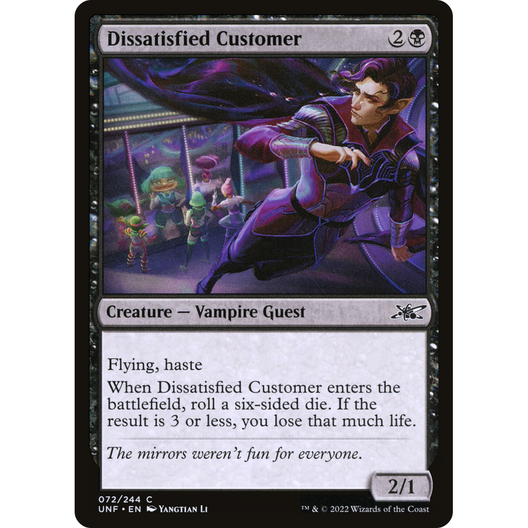 Dissatisfied Customer (UNF-072) - Unfinity