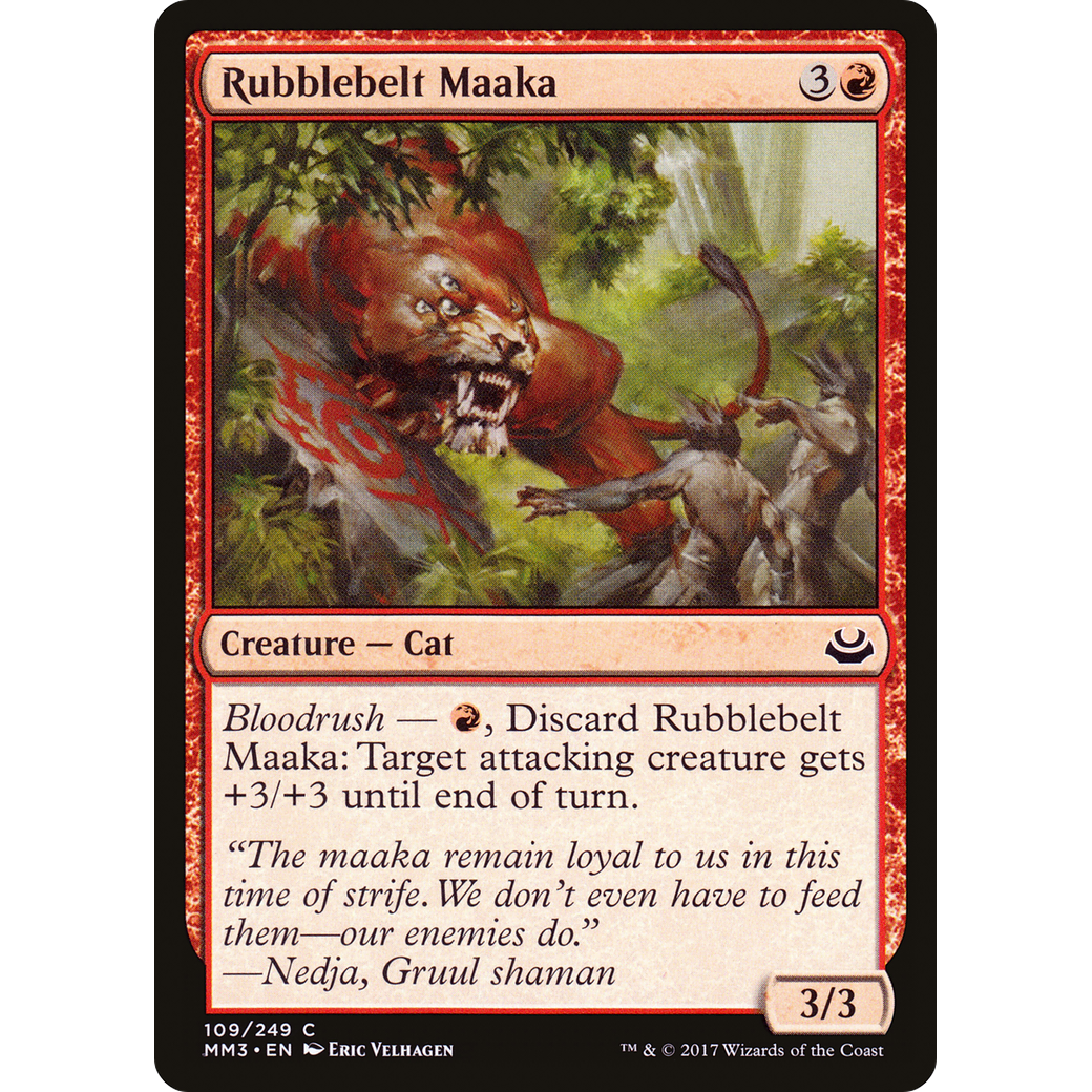 Rubblebelt Maaka (MM3-109) - Modern Masters 2017 Foil