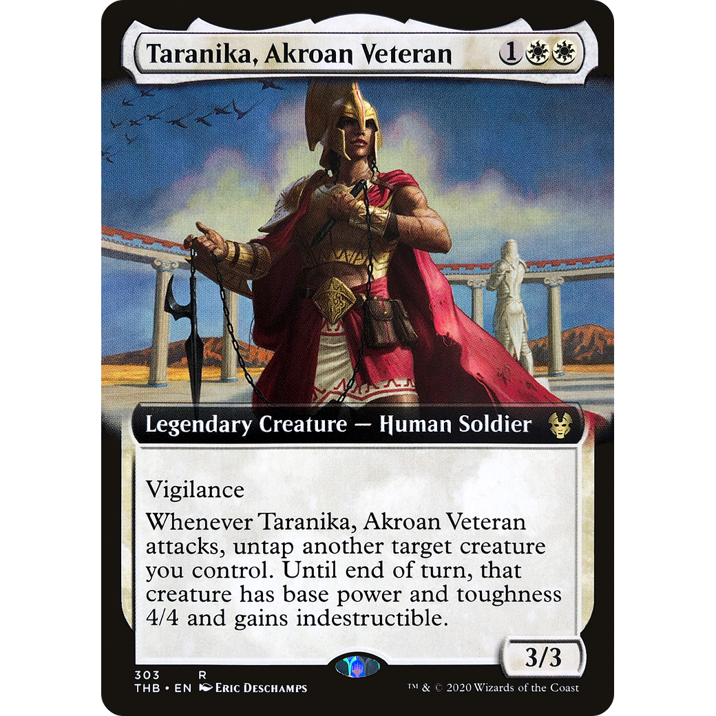 Taranika, Akroan Veteran (Extended Art) (THB-303) - Theros Beyond Death: (Extended Art)