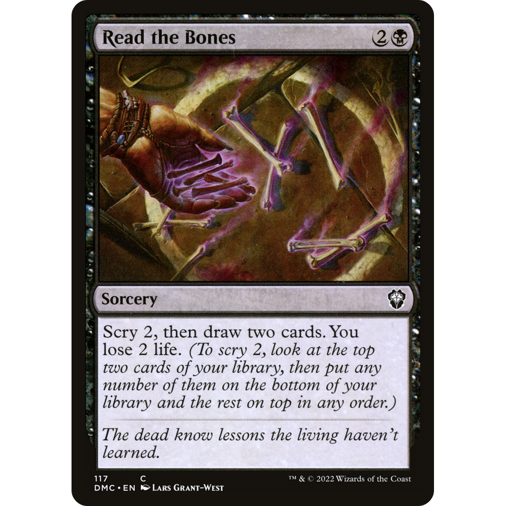 Read the Bones (DMC-117) - Dominaria United Commander