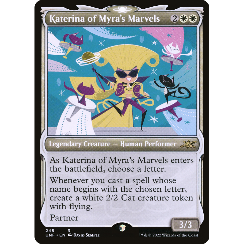 Katerina of Myra's Marvels (Showcase) (UNF-245) - Unfinity: (Showcase) Foil