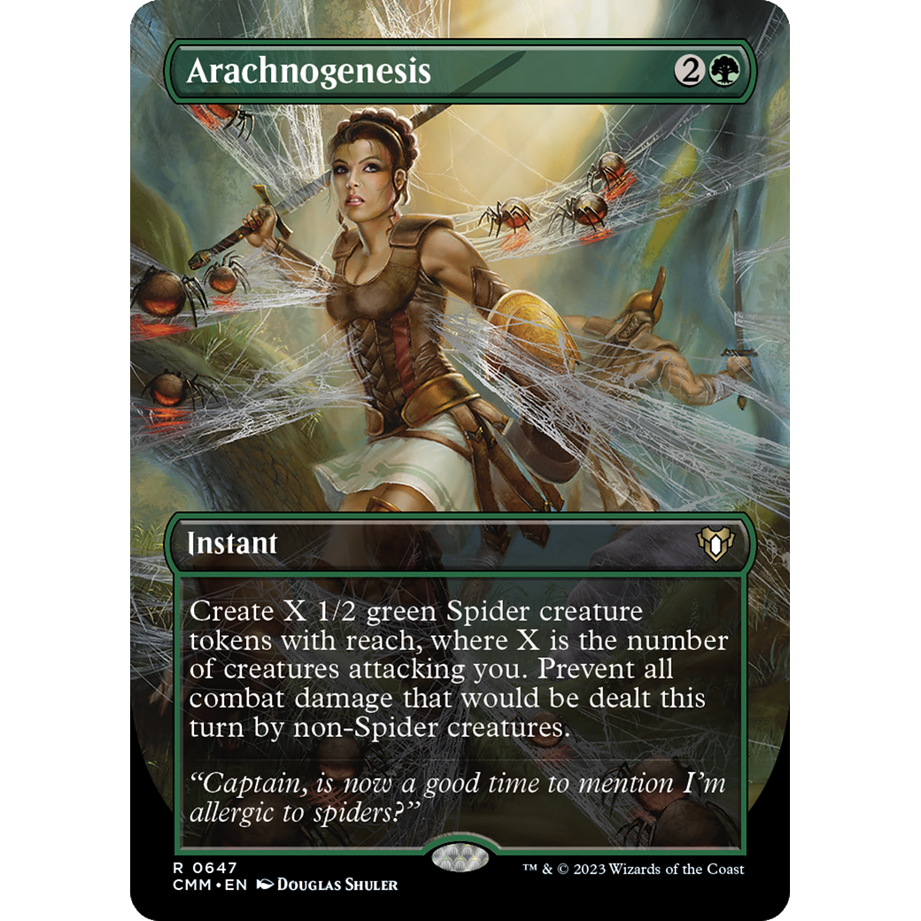Arachnogenesis (CMM-647) - Commander Masters (Borderless) Foil
