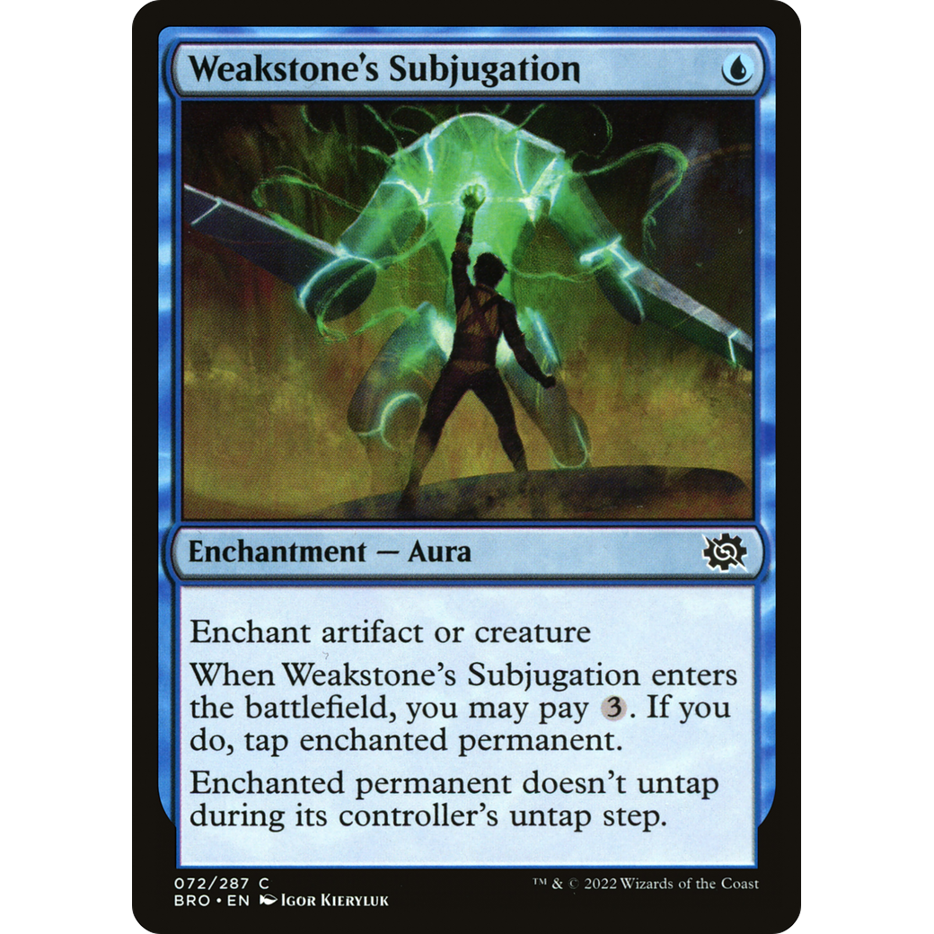 Weakstone's Subjugation (BRO-072) - The Brothers' War Foil