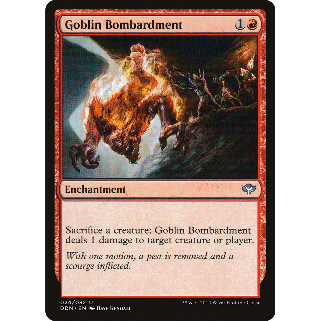 Goblin Bombardment (DDN-024) - Duel Decks: Speed vs. Cunning