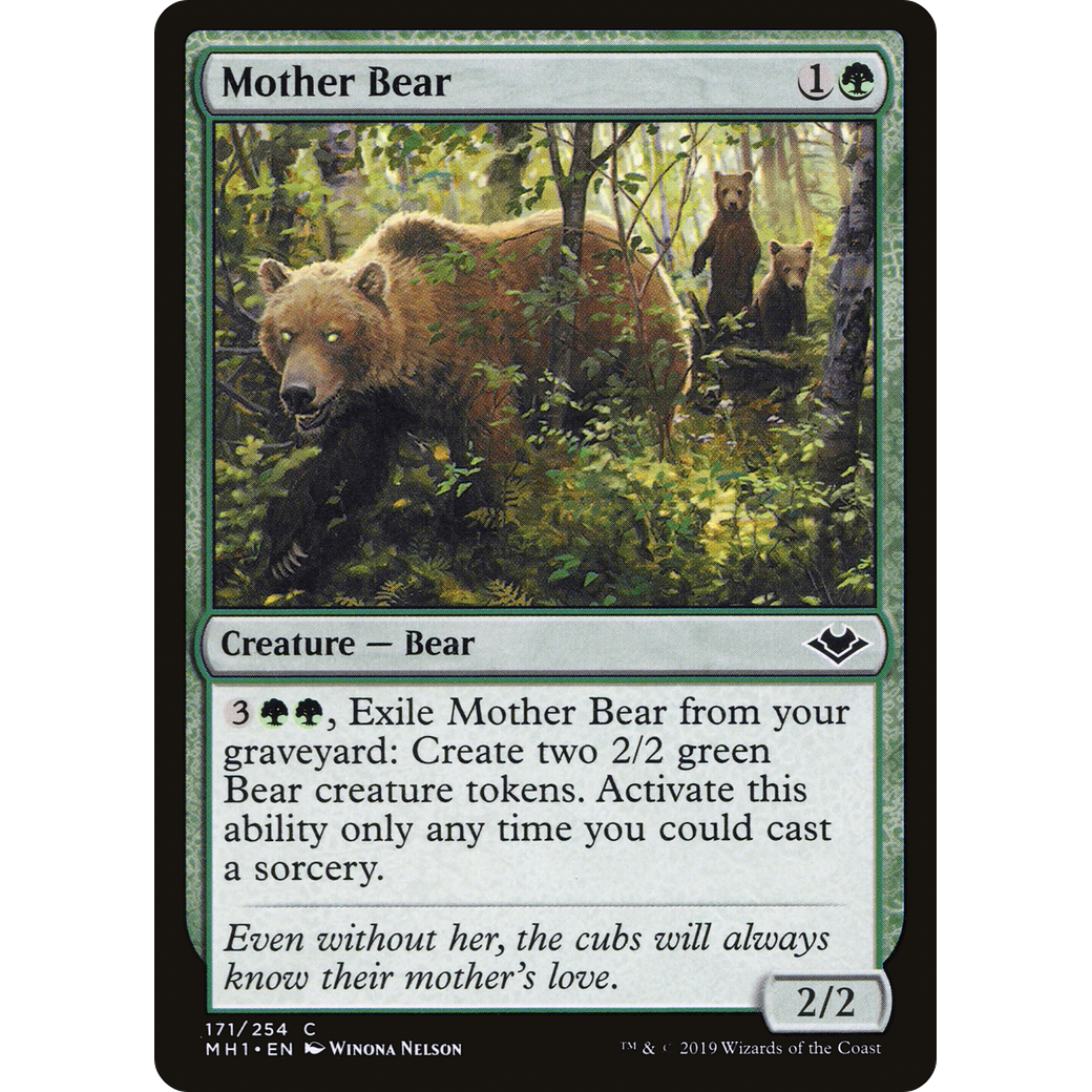 Mother Bear (MH1-171) - Modern Horizons Foil