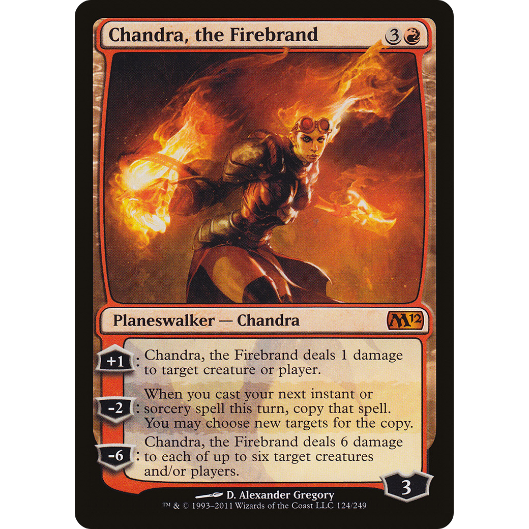 Chandra, the Firebrand (M12-124) - Magic 2012