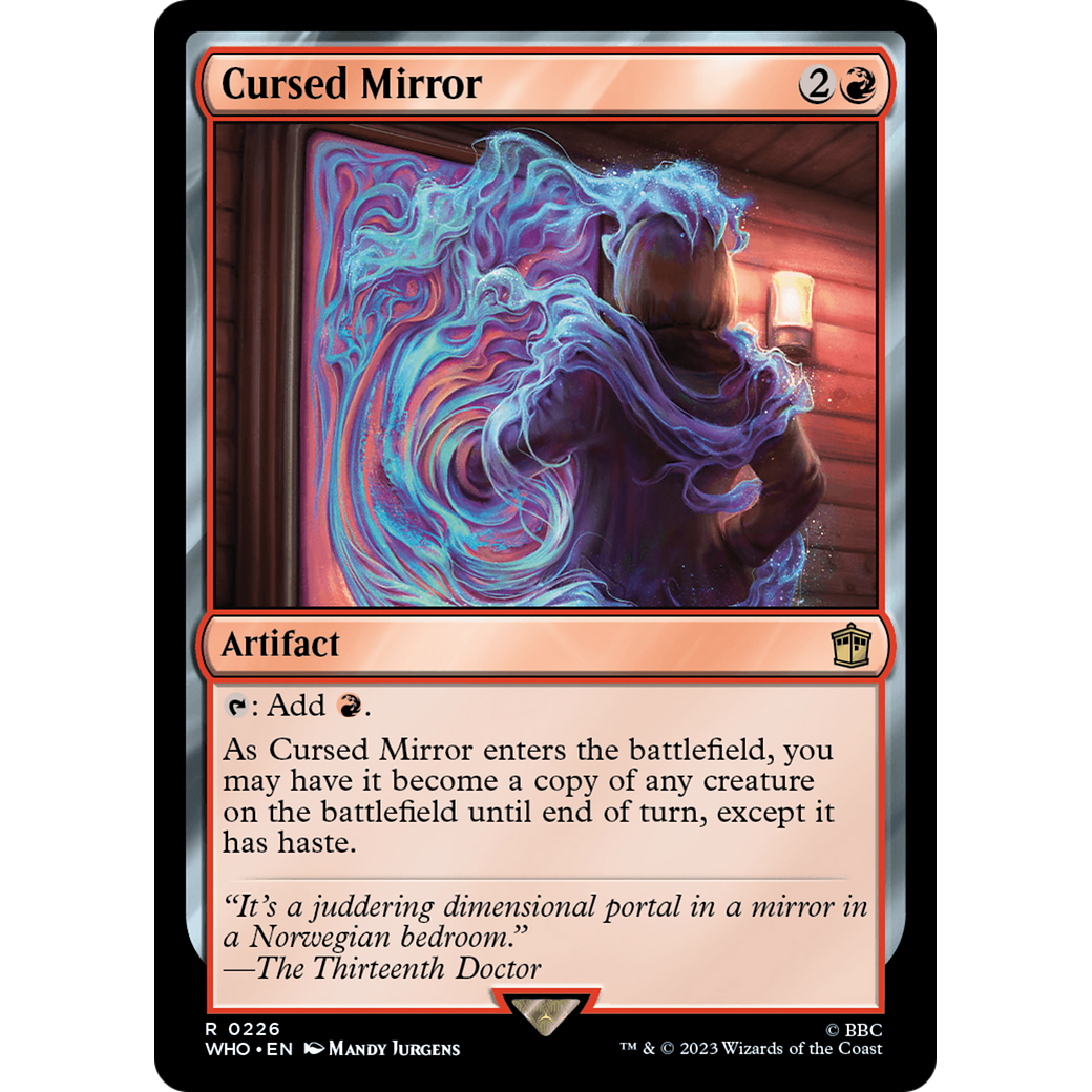 Cursed Mirror (WHO-226) - Doctor Who Foil