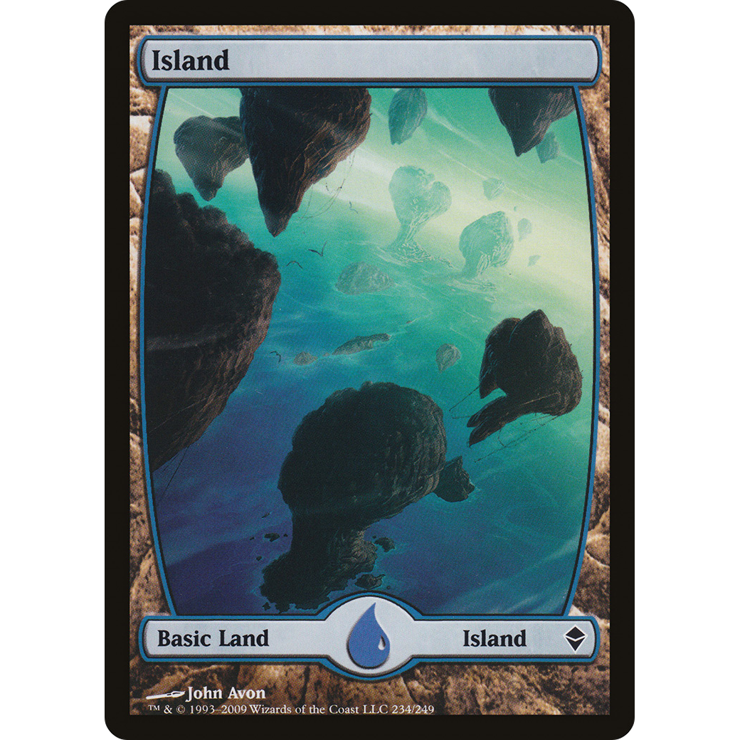 Island (234) - Full Art (ZEN-234) - Zendikar