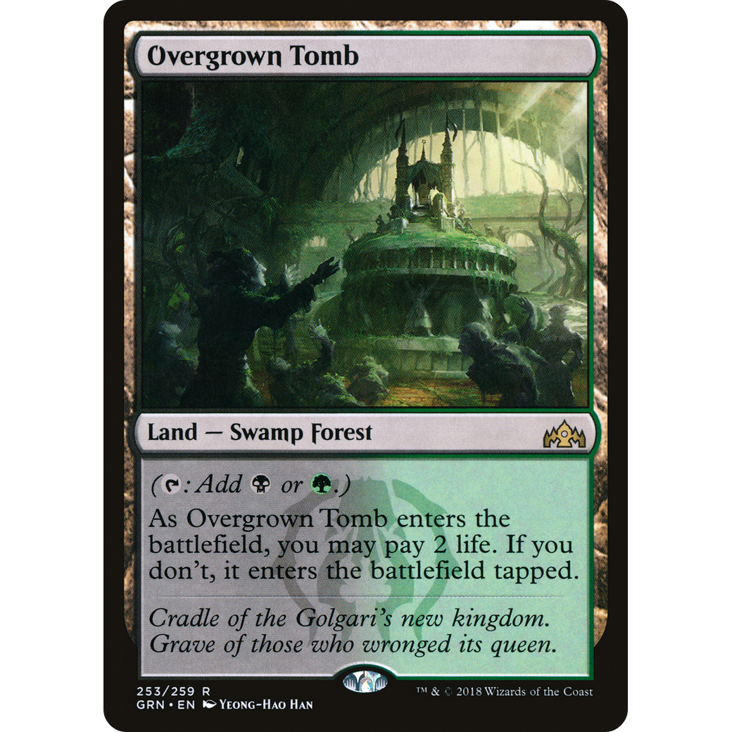 Overgrown Tomb (GRN-253) - Guilds of Ravnica Foil