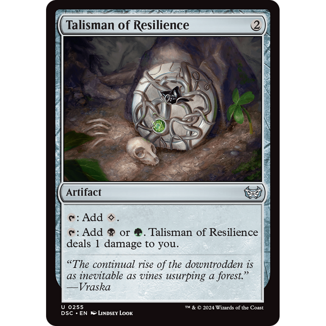 Talisman of Resilience (DSC-255) - Duskmourn: House of Horror Commander