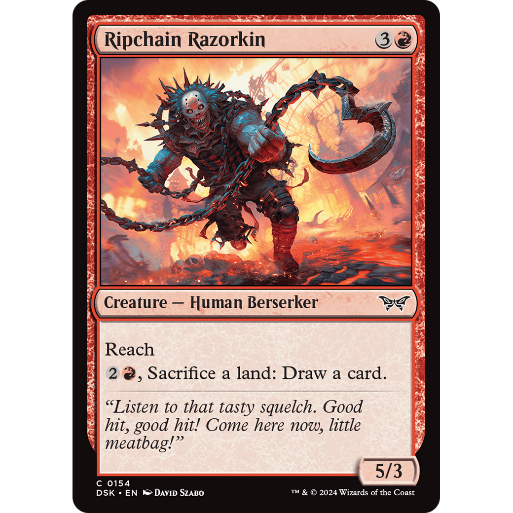 Ripchain Razorkin (DSK-154) - Duskmourn: House of Horror Foil