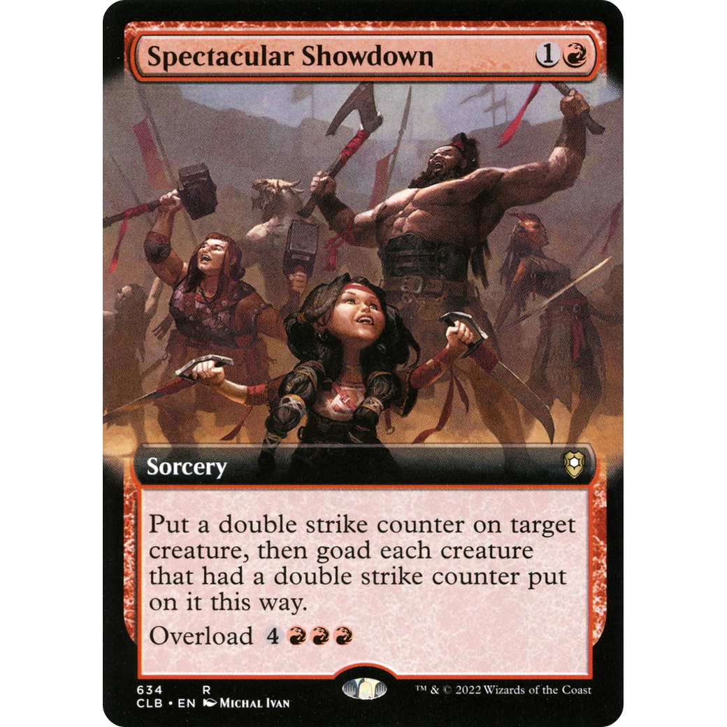 Spectacular Showdown (CLB-634) - Commander Legends: Battle for Baldur's Gate: (Extended Art)