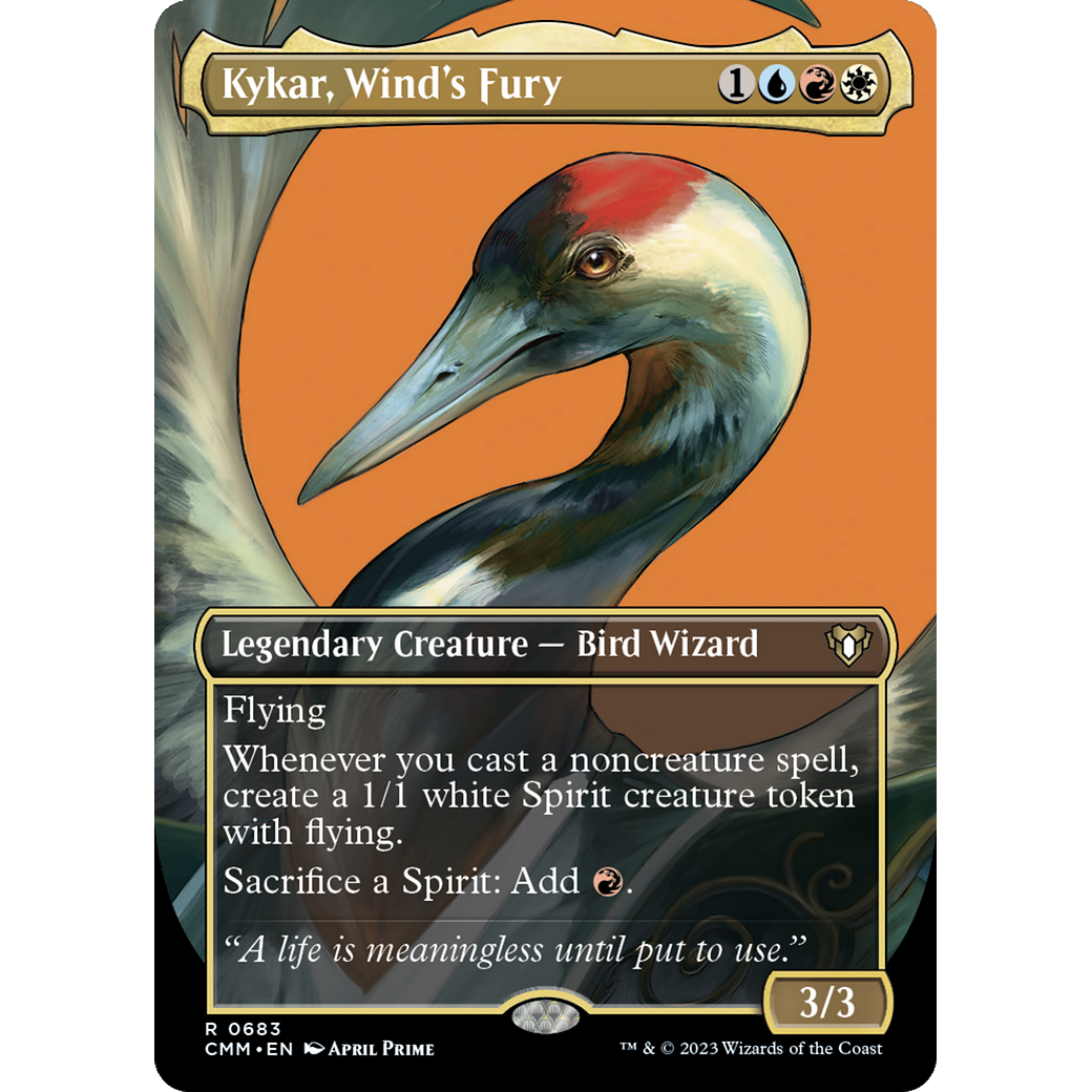 Kykar, Wind's Fury (CMM-683) - Commander Masters (Borderless)