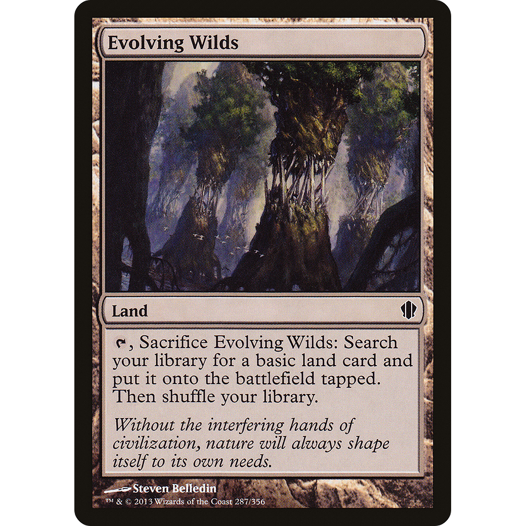 Evolving Wilds (C13-287) - Commander 2013