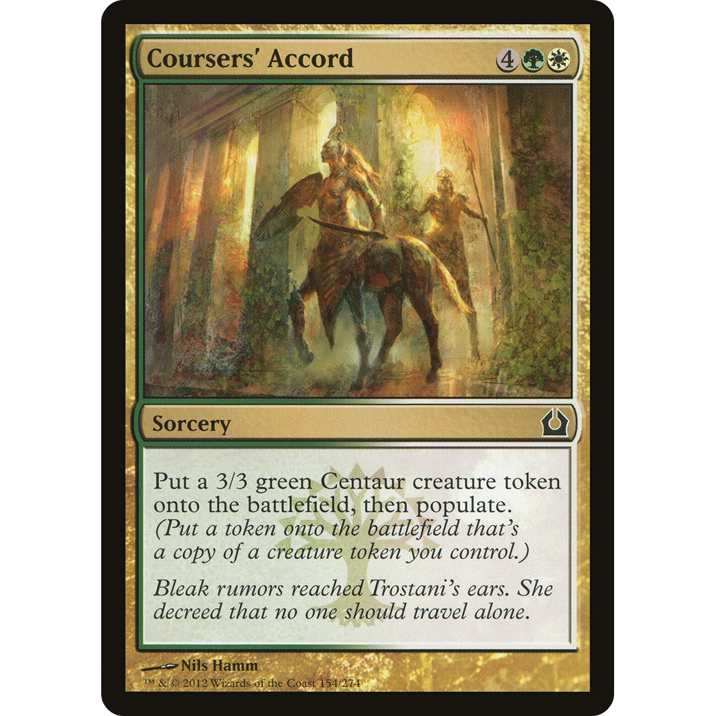 Coursers' Accord (RTR-154) - Return to Ravnica Foil