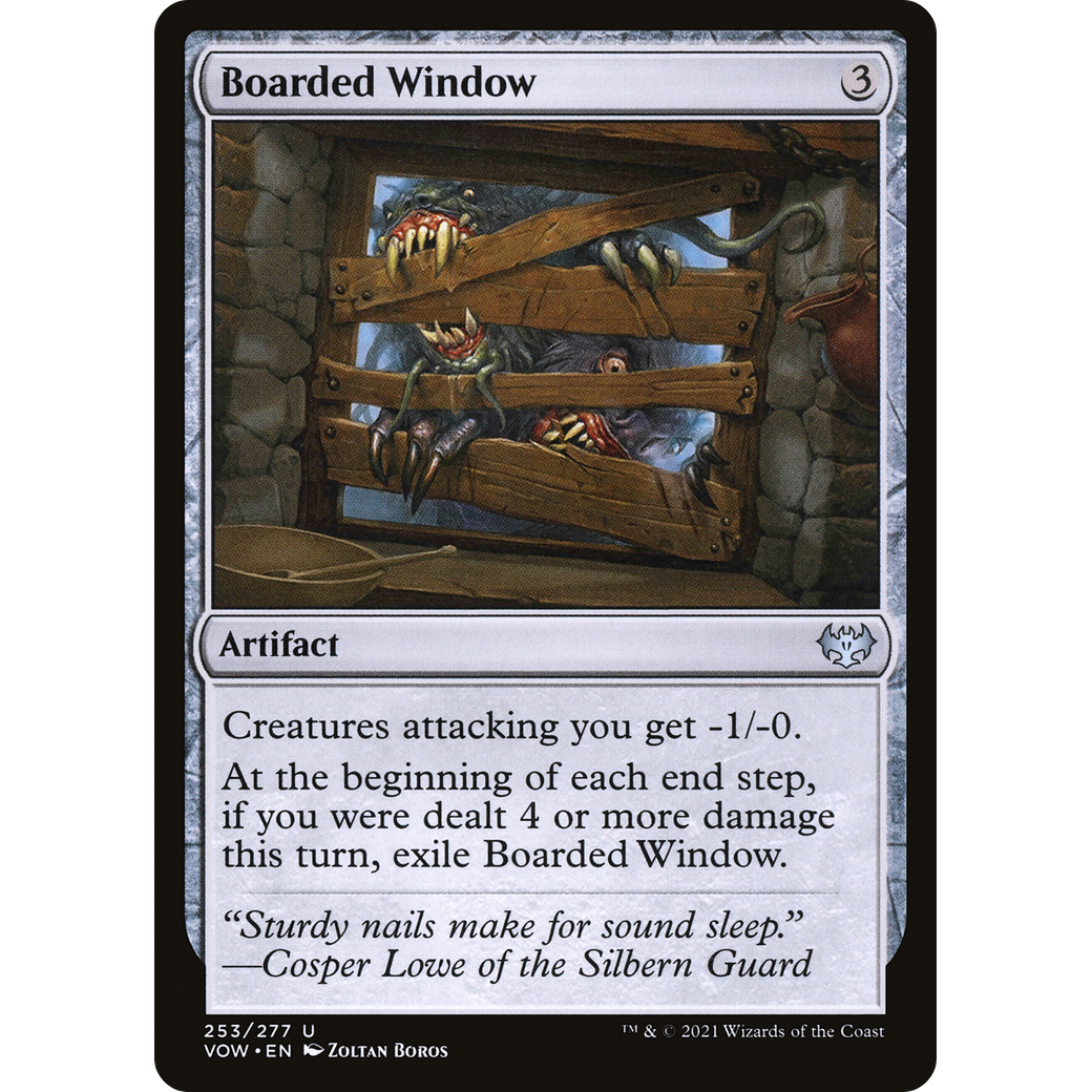 Boarded Window (VOW-253) - Innistrad: Crimson Vow Foil