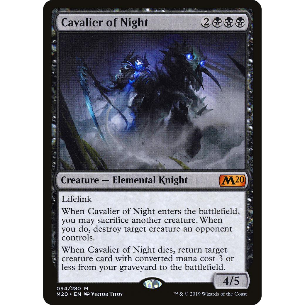 Cavalier of Night (M20-094) - Core Set 2020