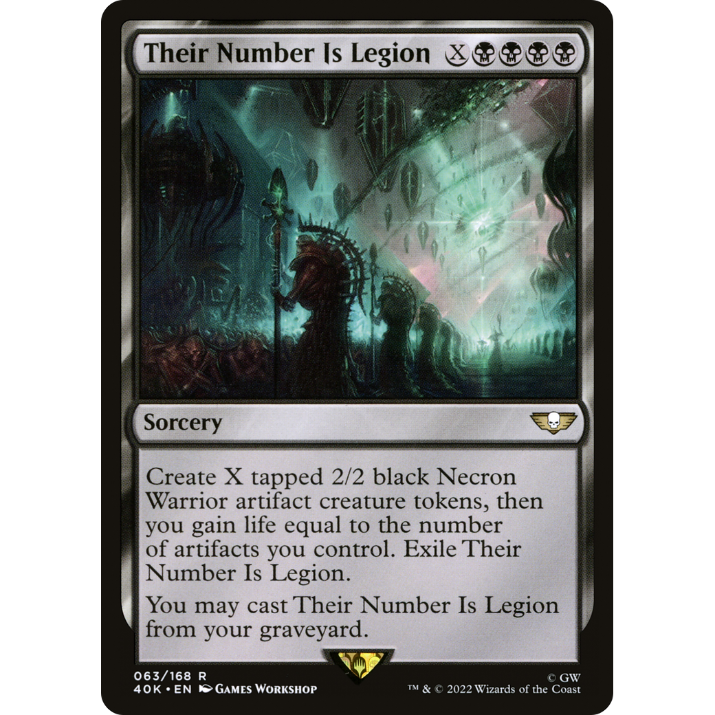 Their Number Is Legion (40K-063) - Warhammer 40,000 Commander