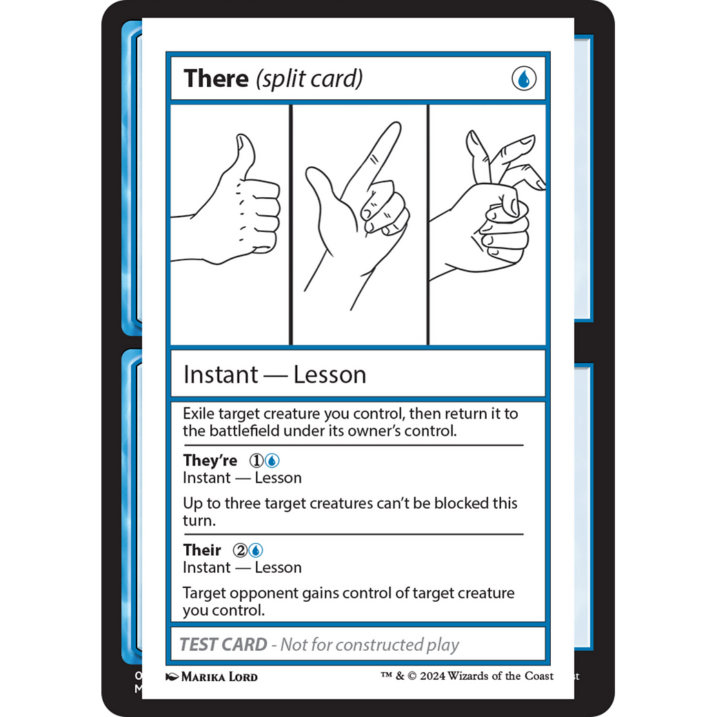 There (split card) (MB2PC-) - Mystery Booster 2