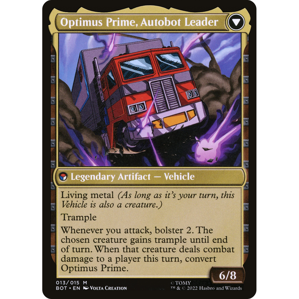 Optimus Prime, Hero (BOT-013) - Transformers: (convertdfc) Foil