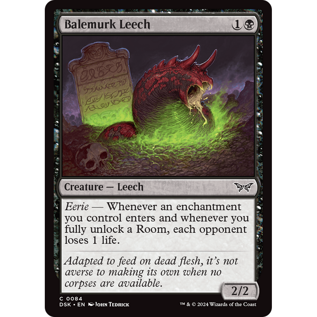 Balemurk Leech (DSK-084) - Duskmourn: House of Horror