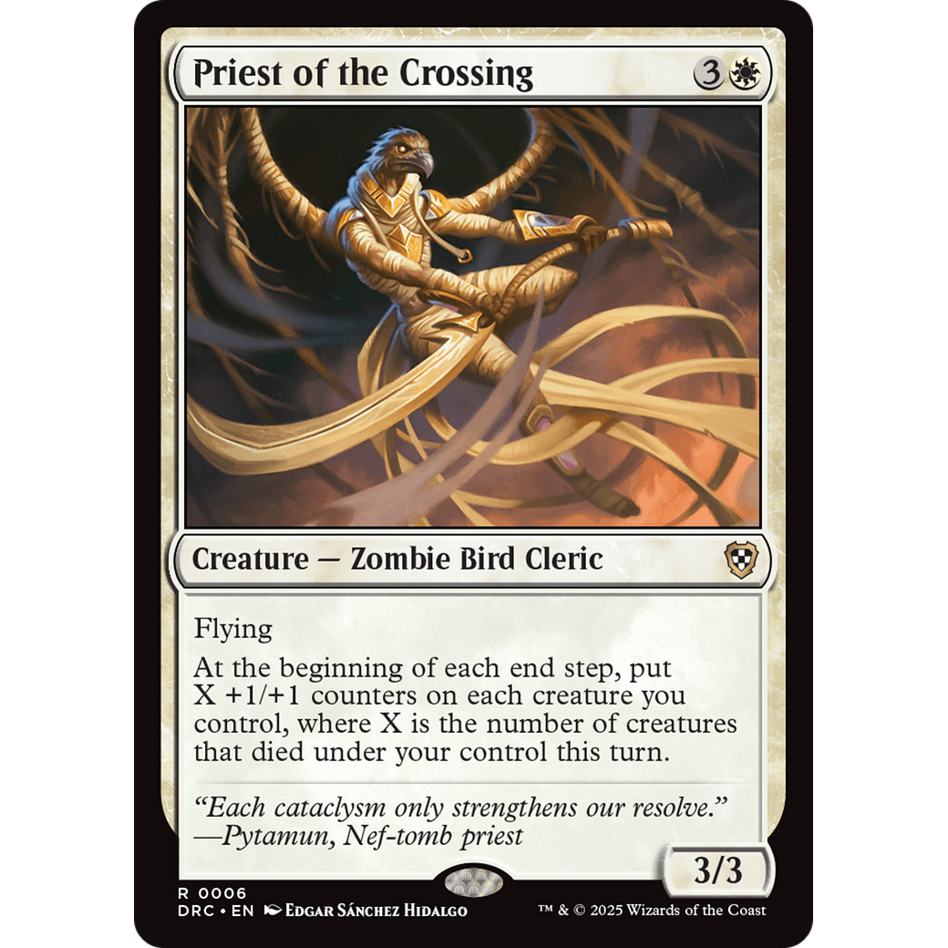 Priest of the Crossing (DRC-006) - Commander: Aetherdrift Foil
