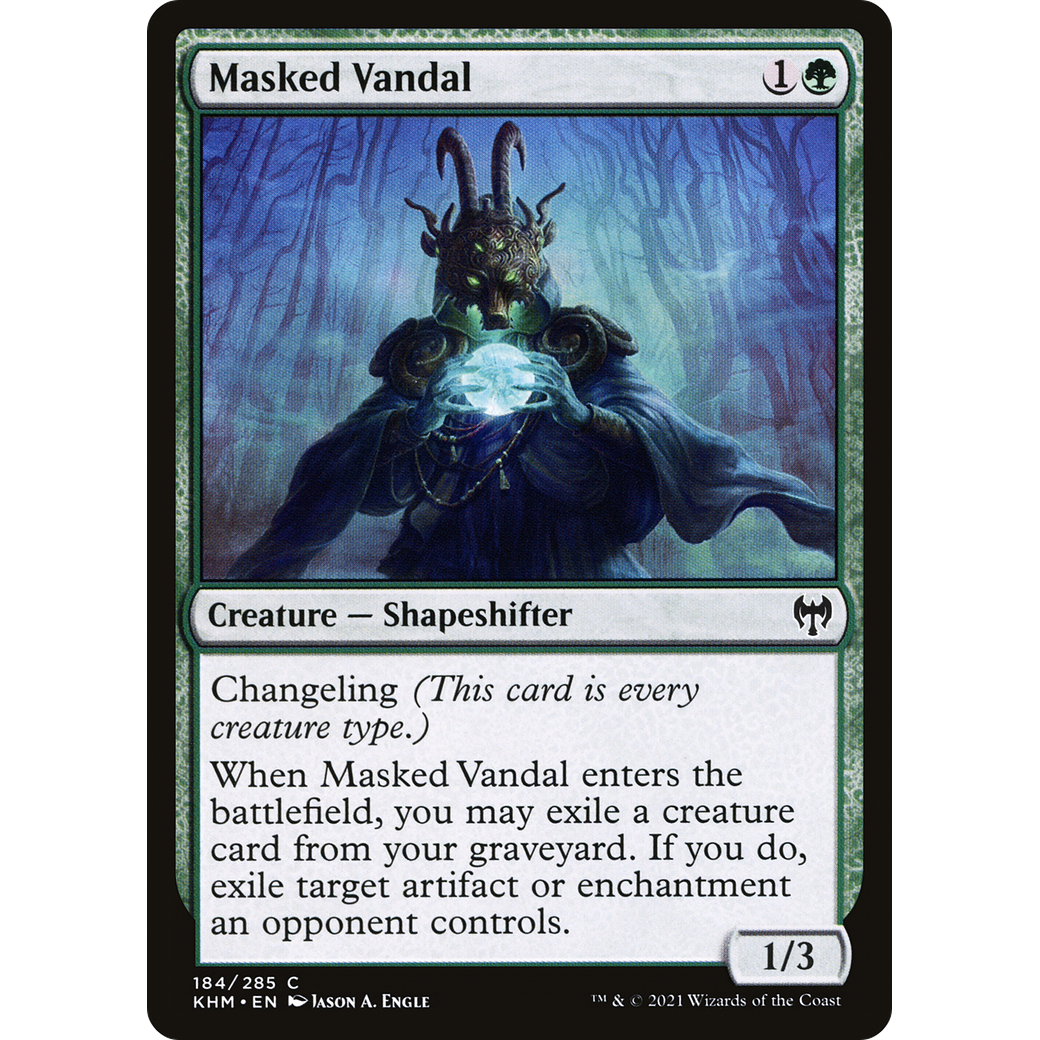 Masked Vandal (KHM-184) - Kaldheim Foil
