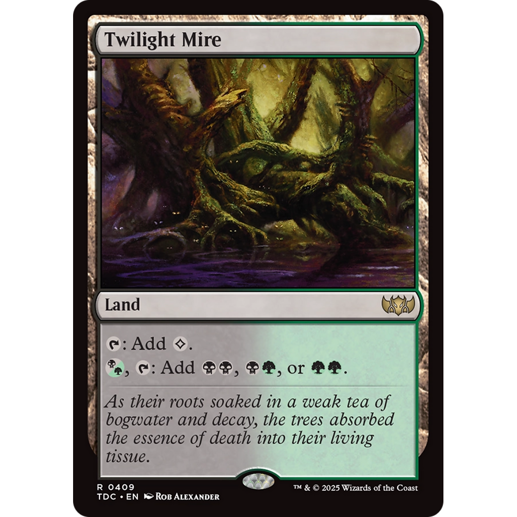 Twilight Mire (TDC-409) - Commander: Tarkir: Dragonstorm