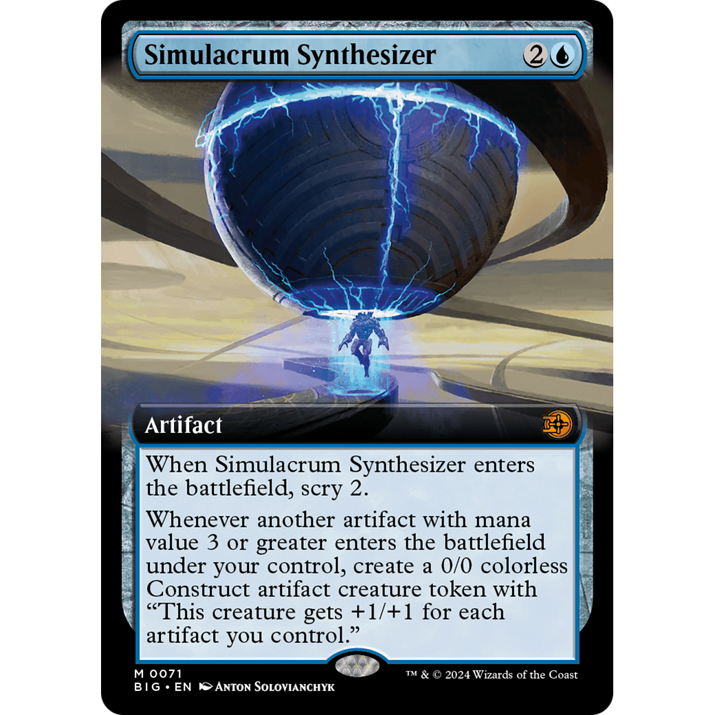 Simulacrum Synthesizer (Extended Art) (BIG-071) - The Big Score: (Extended Art)