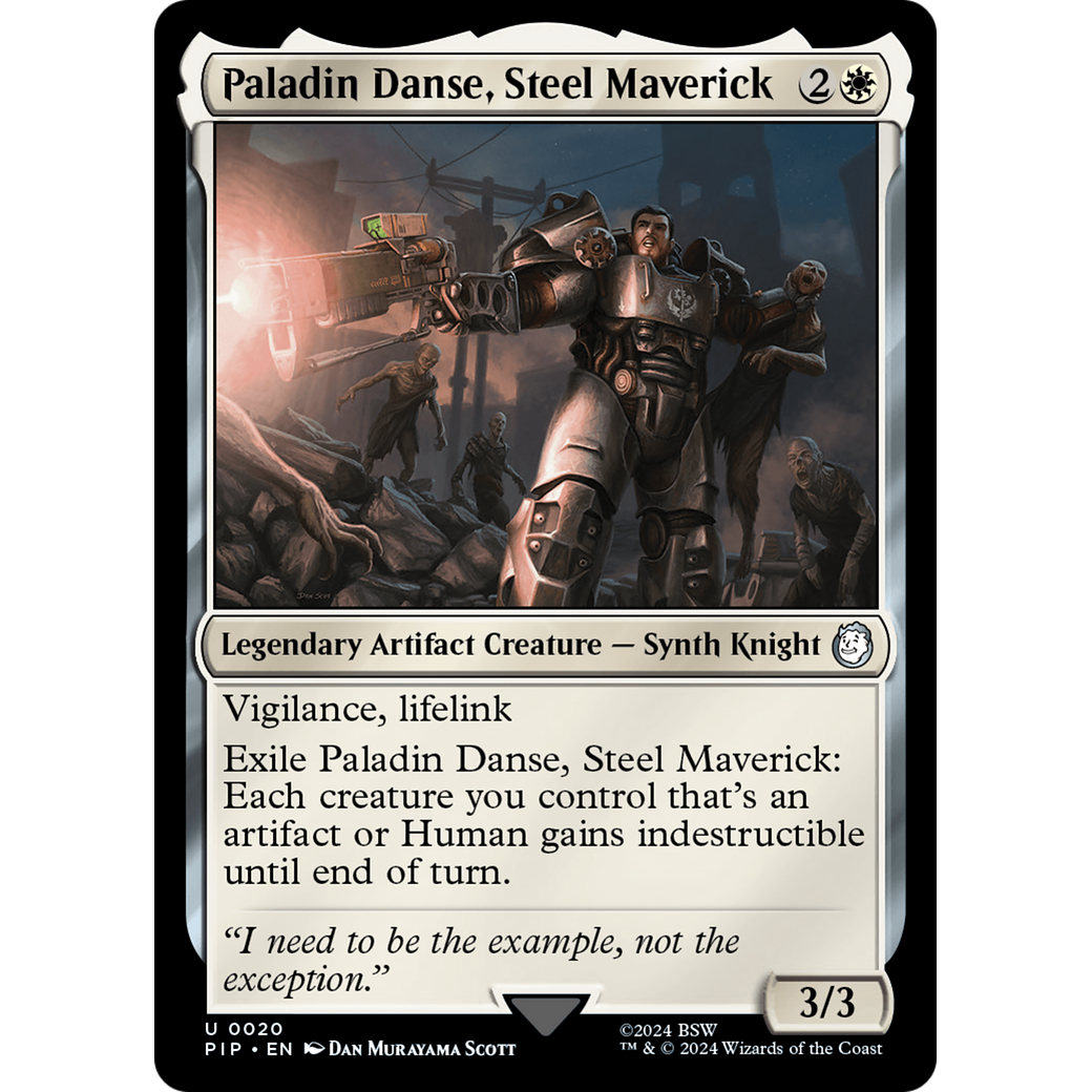 Paladin Danse, Steel Maverick (PIP-020) - Fallout