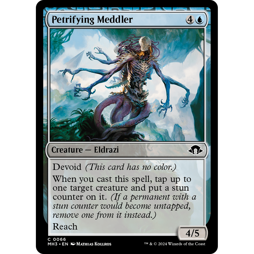 Petrifying Meddler (MH3-066) - Modern Horizons 3: (devoid)