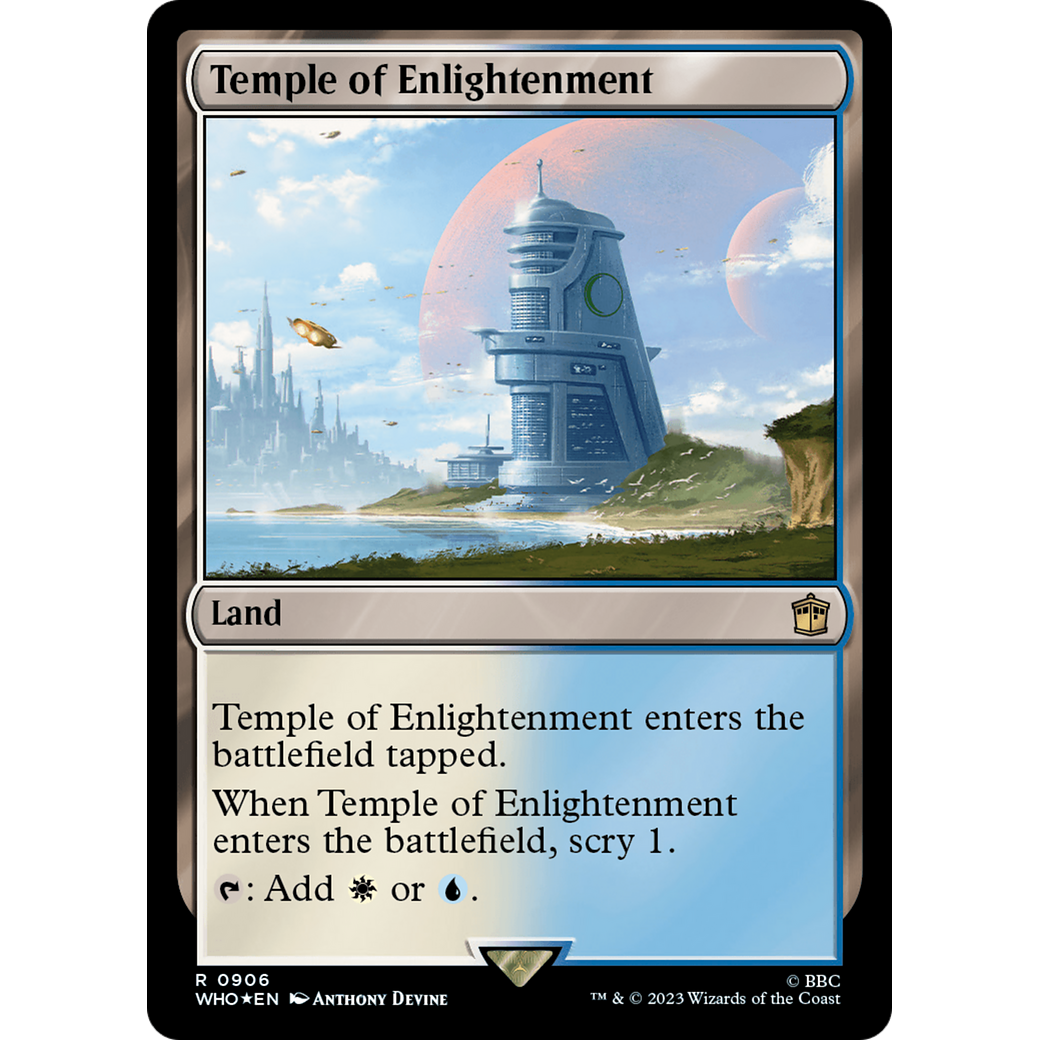 Temple of Enlightenment (Surge Foil) (WHO-906) - Doctor Who Foil