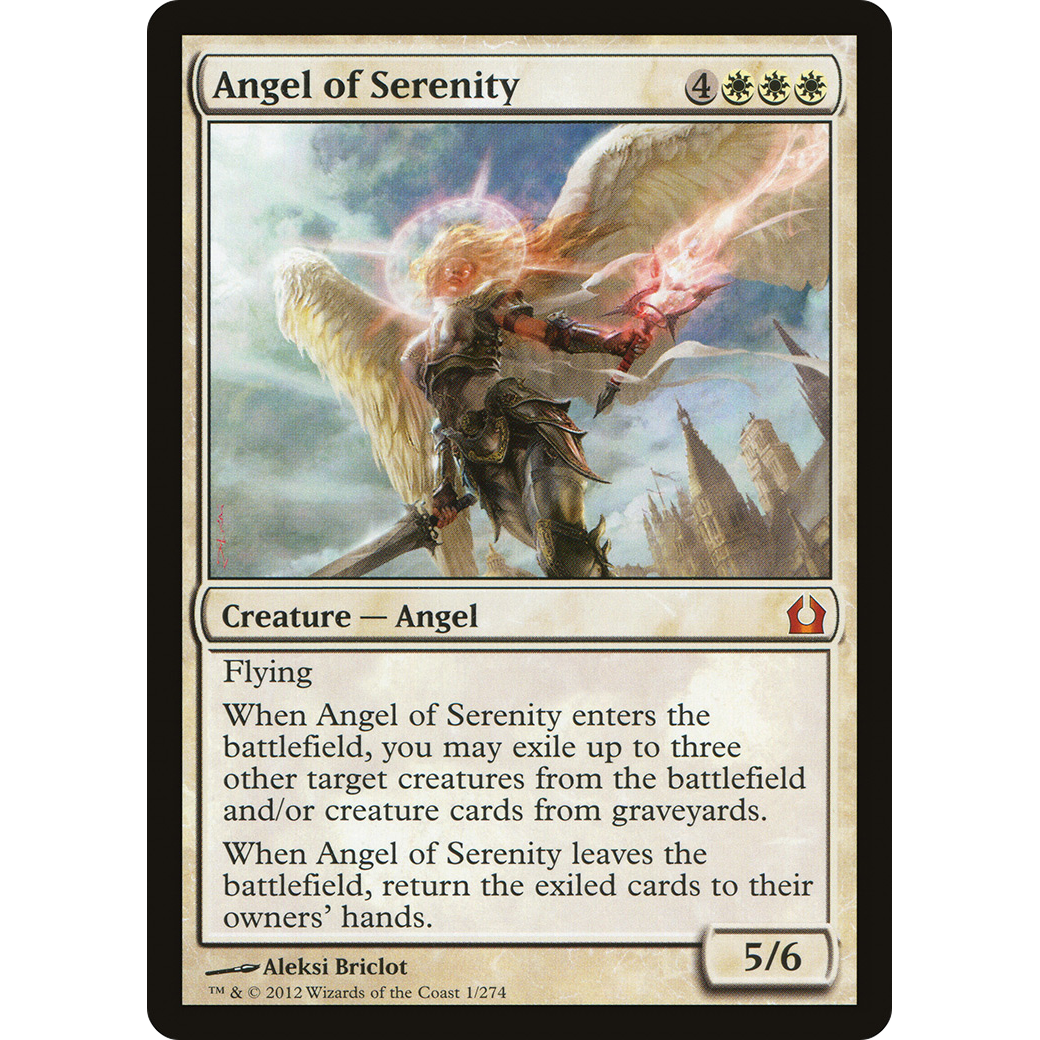 Angel of Serenity (RTR-001) - Return to Ravnica Foil