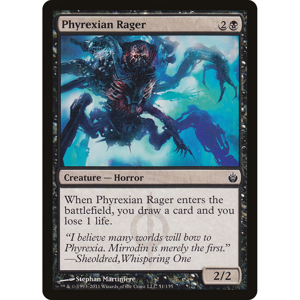Phyrexian Rager (MBS-051) - Mirrodin Besieged