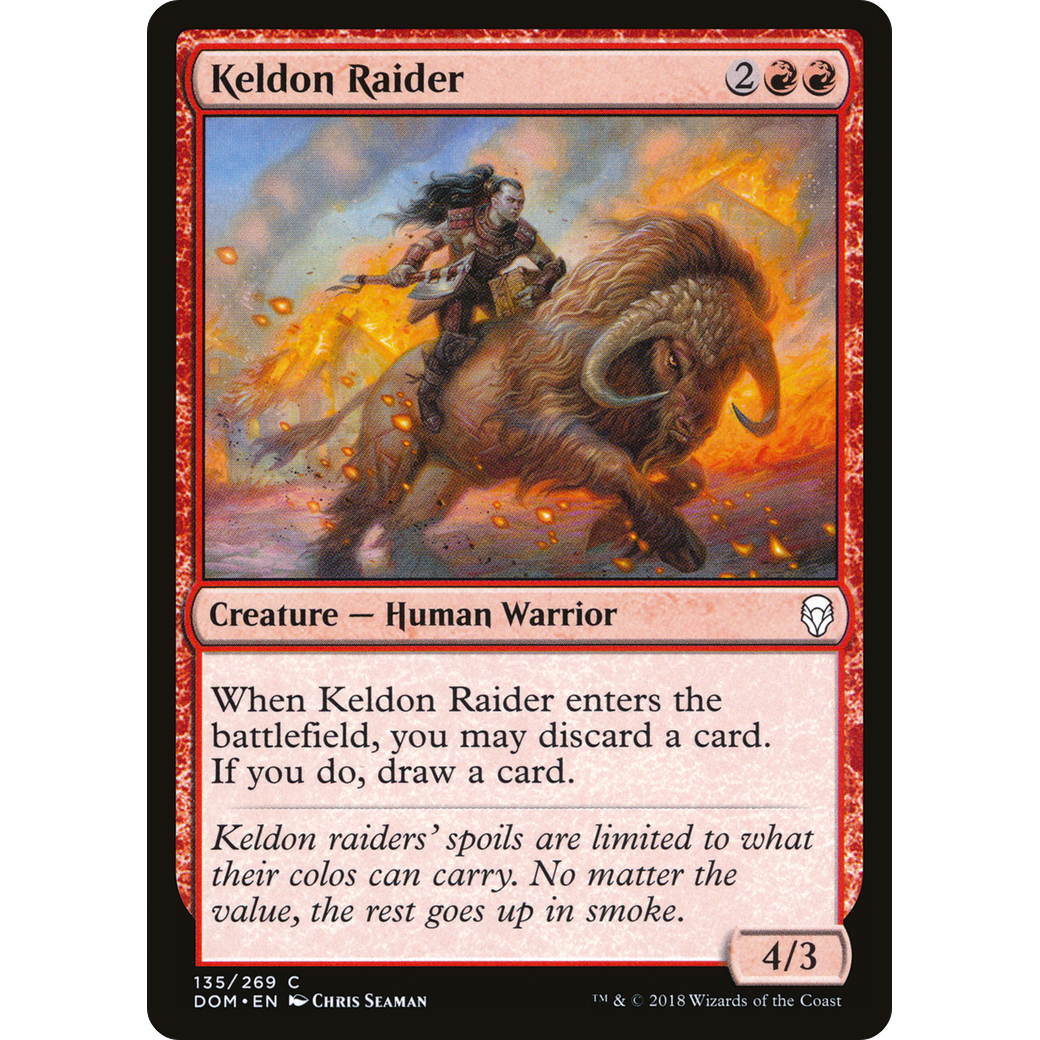 Keldon Raider (DOM-135) - Dominaria