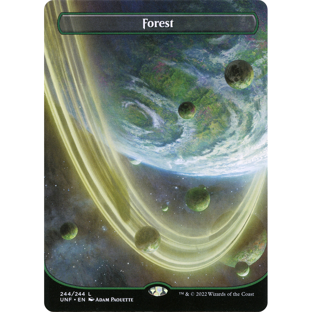 Forest (244) (Borderless) (UNF-244) - Unfinity (Borderless) Foil