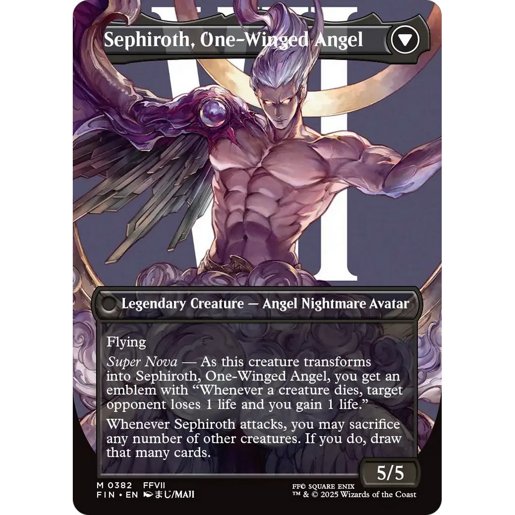 Sephiroth, Fabled SOLDIER (Borderless) (0382) (FIN-382) - FINAL FANTASY (Borderless)