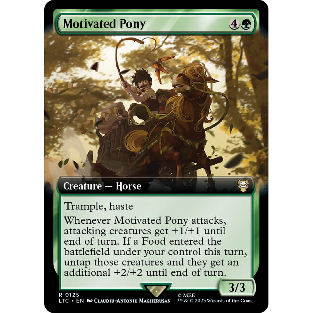 Motivated Pony (Extended Art) (LTC-125) - Tales of Middle-earth Commander: (Extended Art) Foil