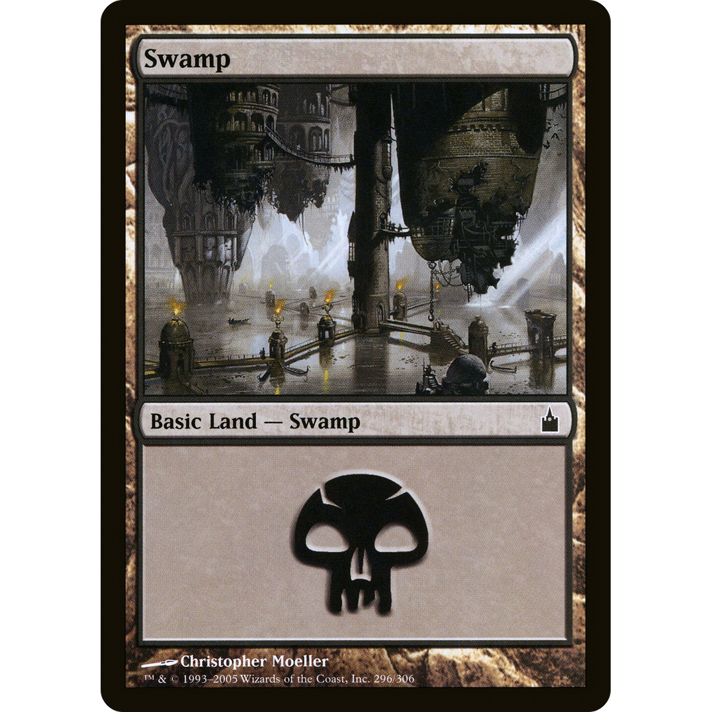 Swamp (296) (RAV-296) - Ravnica: City of Guilds