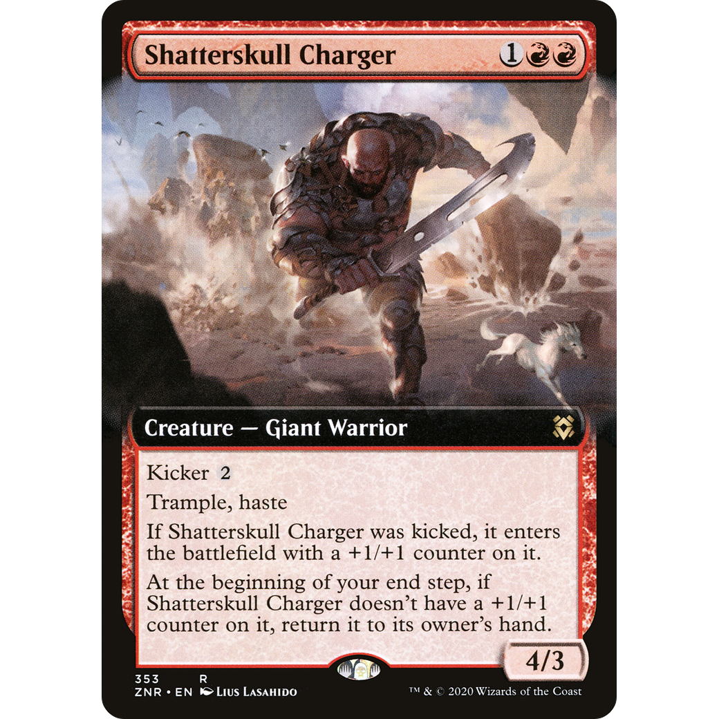 Shatterskull Charger (Extended Art) (ZNR-353) - Zendikar Rising: (Extended Art)