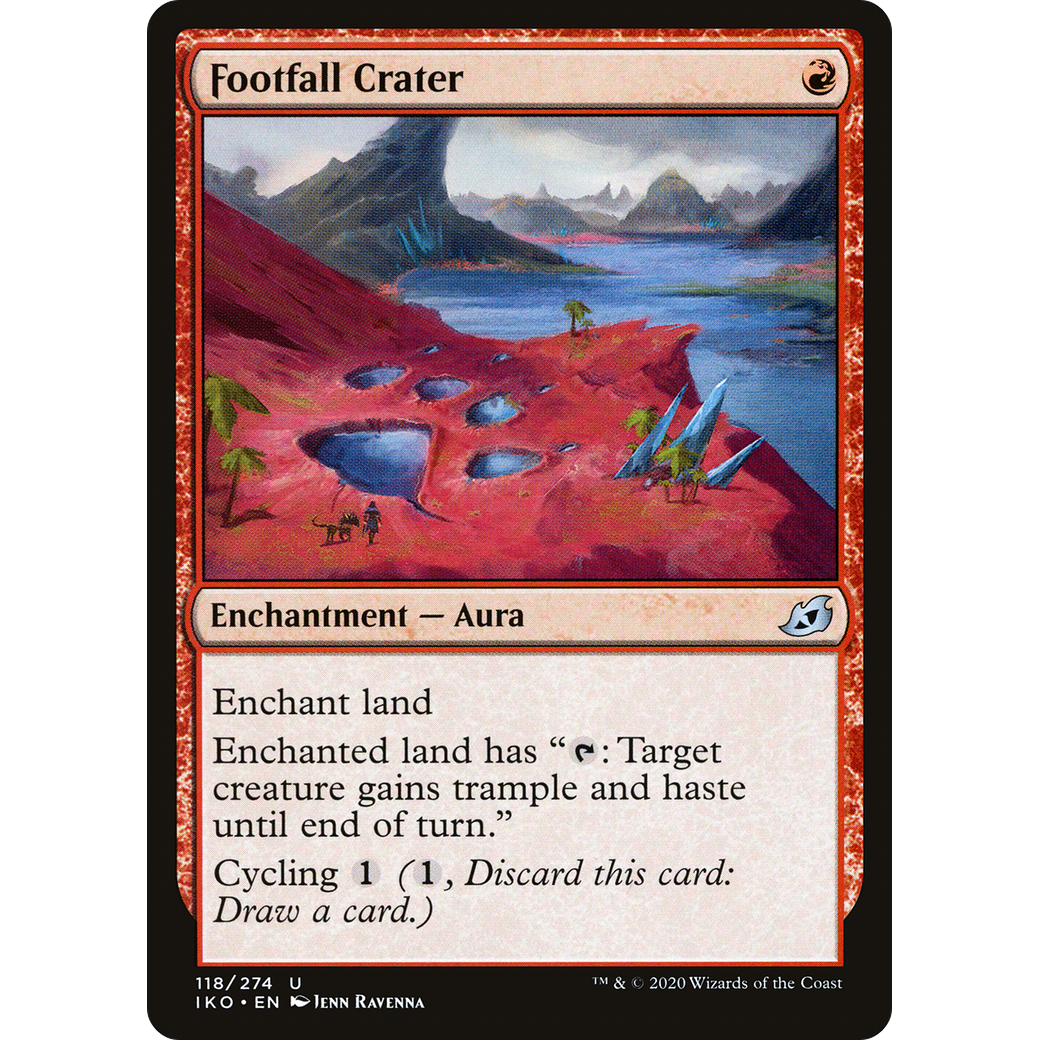 Footfall Crater (IKO-118) - Ikoria: Lair of Behemoths Foil