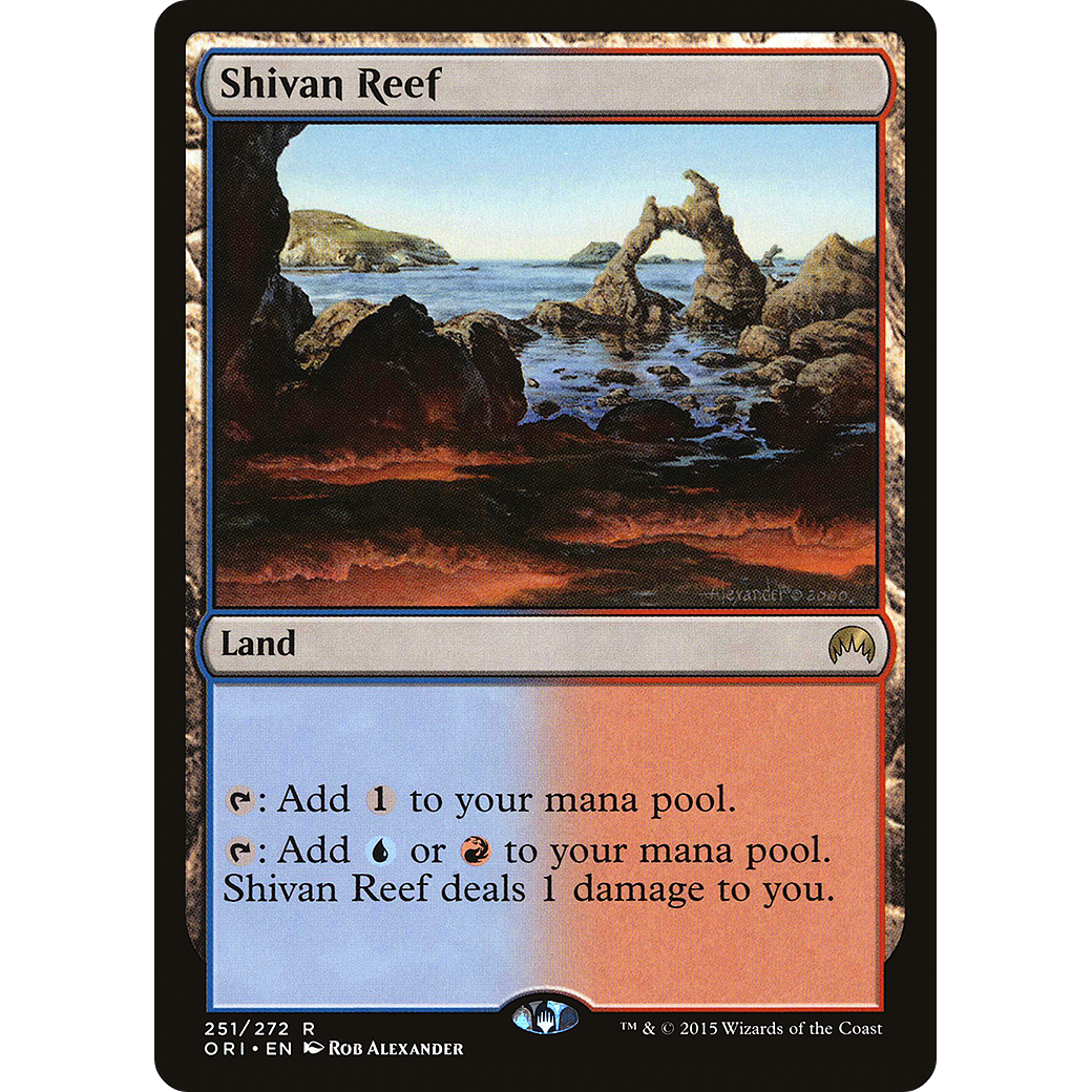 Shivan Reef (ORI-251) - Magic Origins Foil