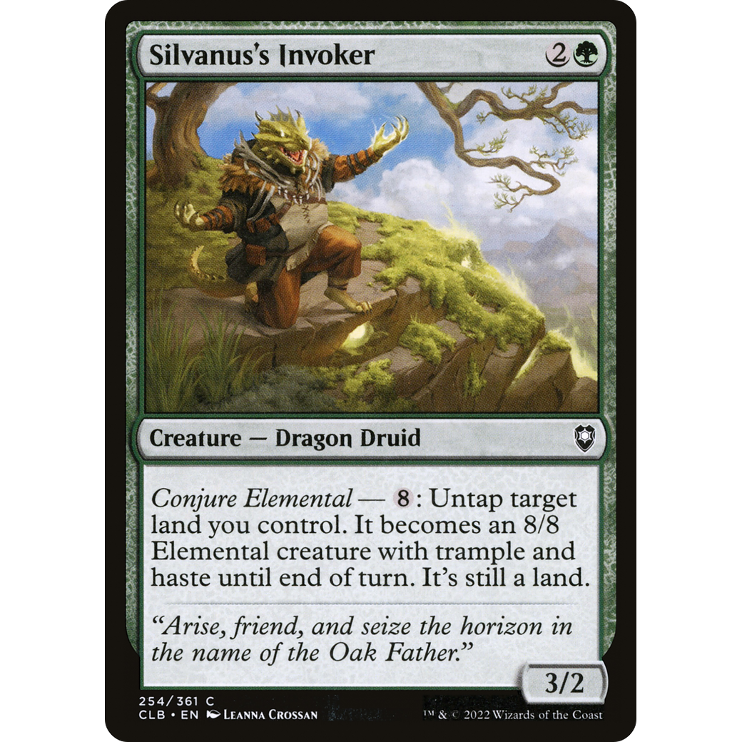 Silvanus's Invoker (CLB-254) - Commander Legends: Battle for Baldur's Gate