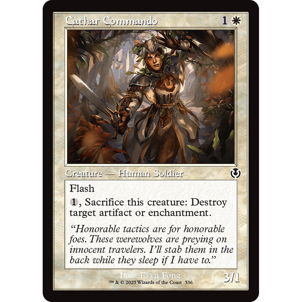 Cathar Commando (INR-336) - Innistrad Remastered Foil