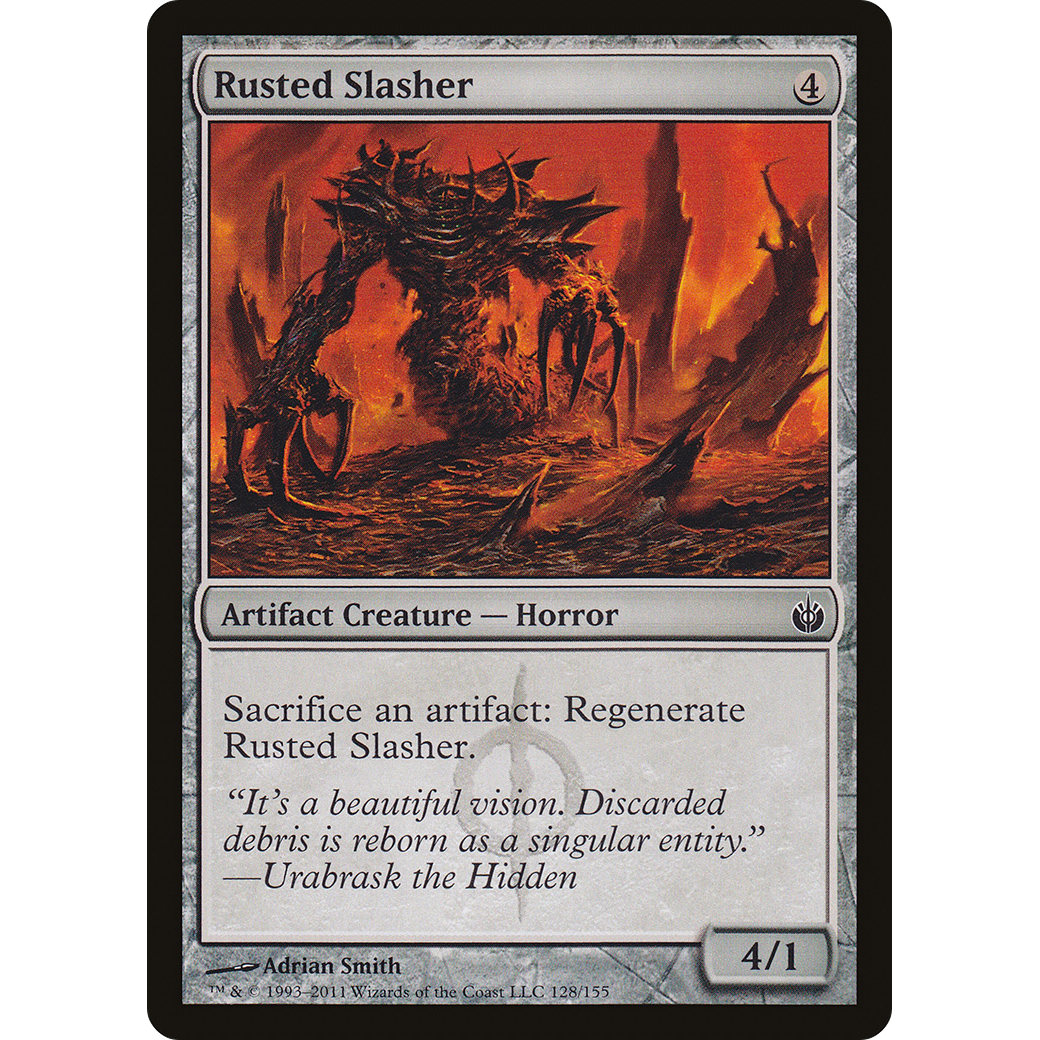 Rusted Slasher (MBS-128) - Mirrodin Besieged