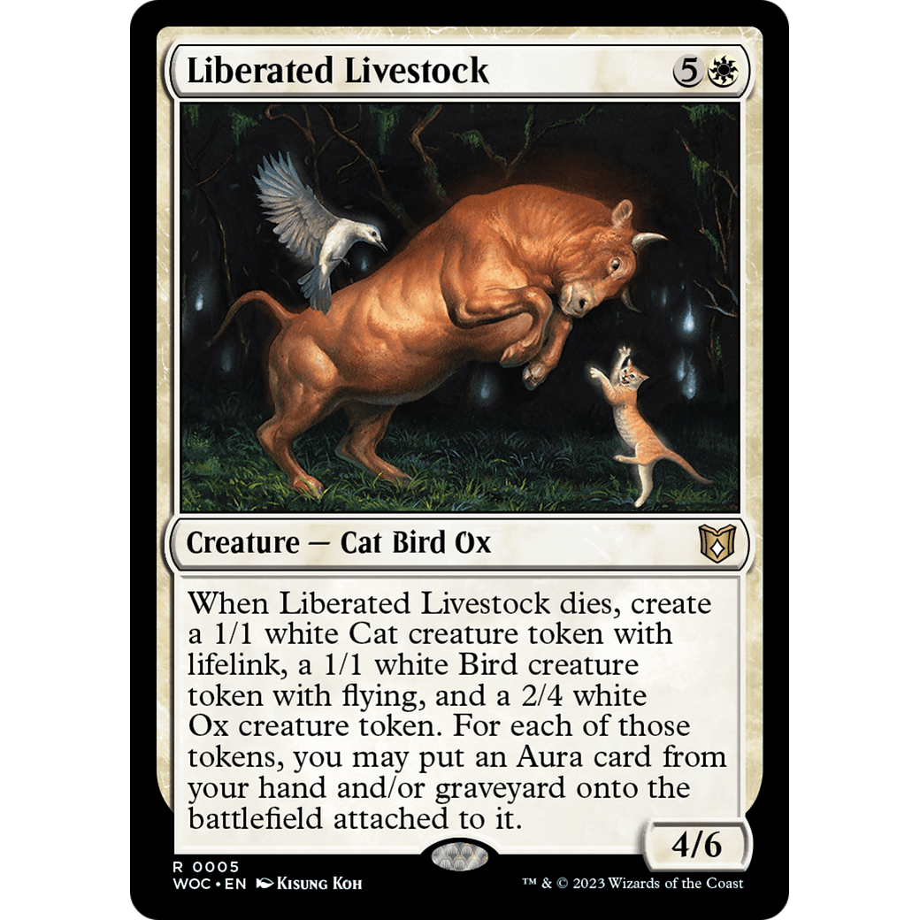 Liberated Livestock (WOC-005) - Wilds of Eldraine Commander