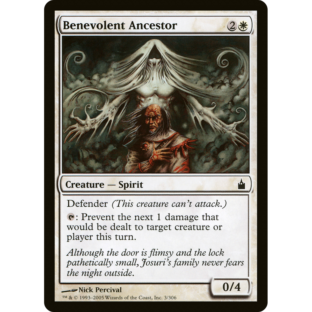 Benevolent Ancestor (RAV-003) - Ravnica: City of Guilds Foil