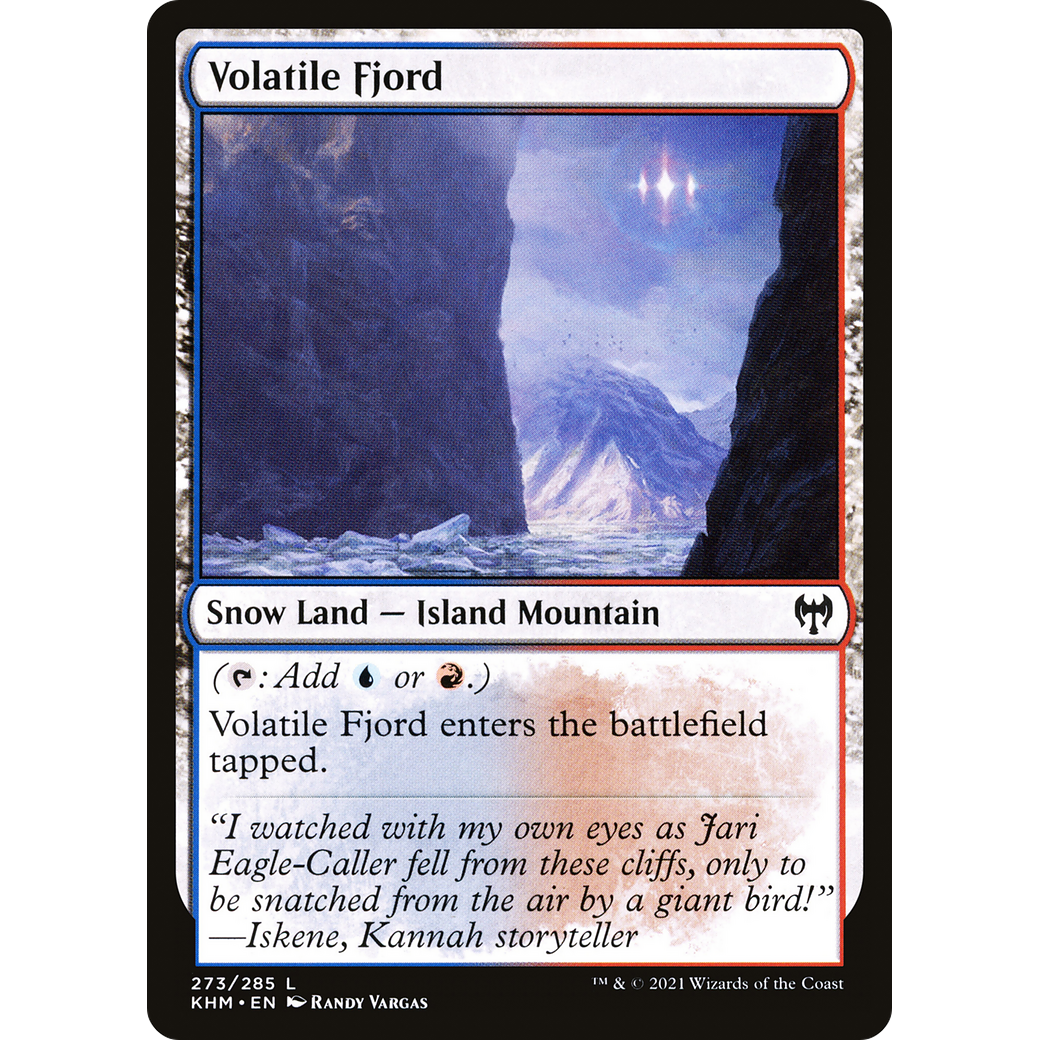 Volatile Fjord (KHM-273) - Kaldheim: (snow) Foil