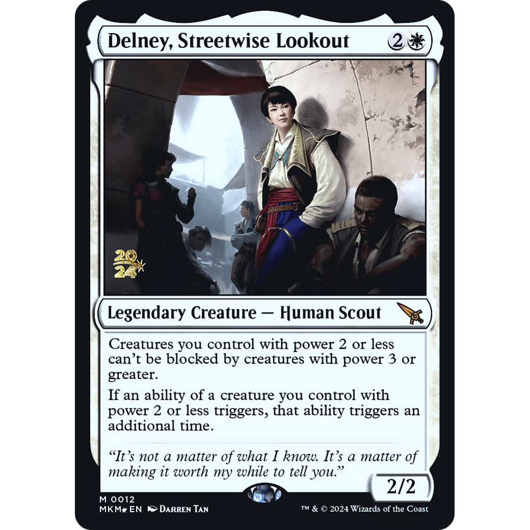 Delney, Streetwise Lookout (PRE-12S) - Murders at Karlov Manor Promos Foil