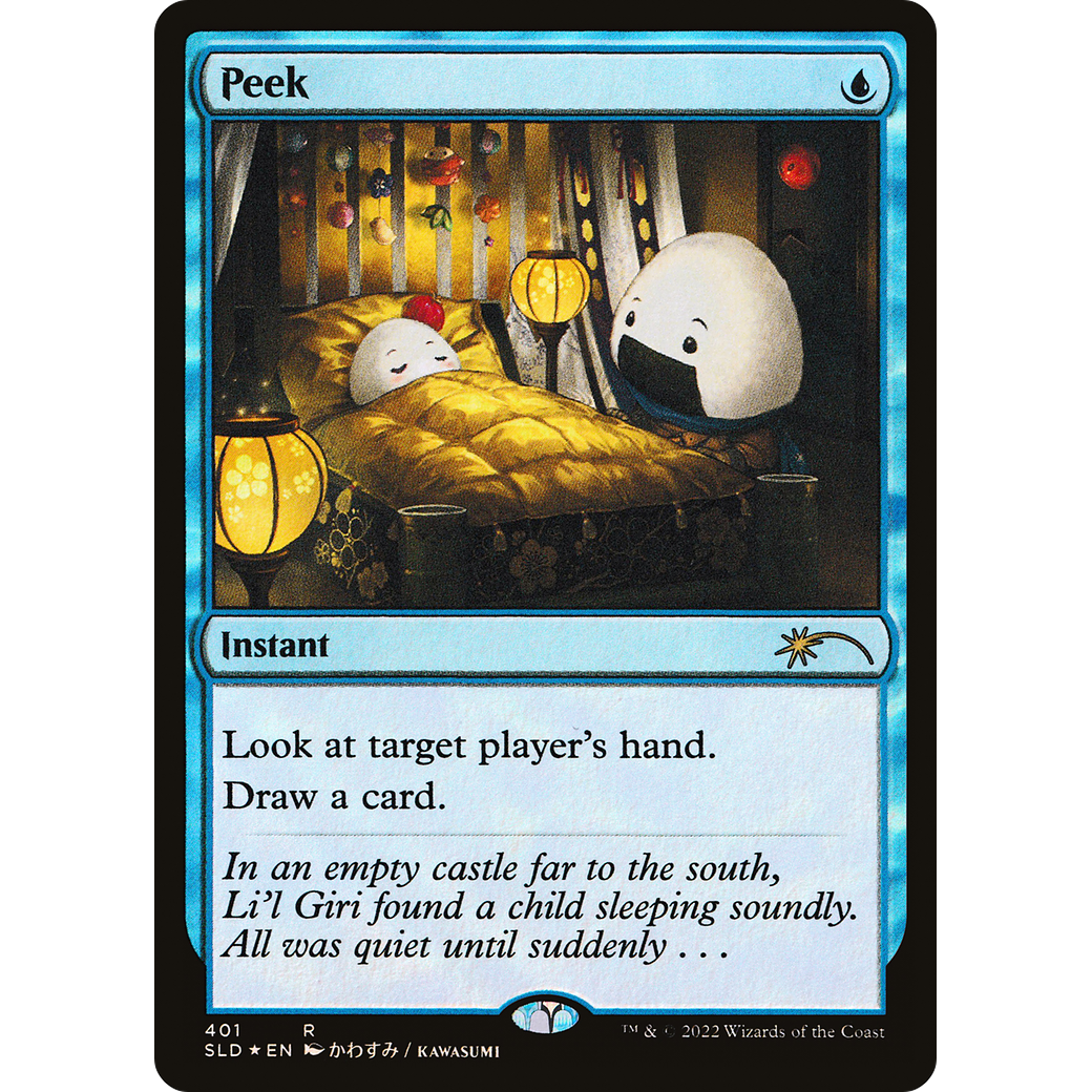 Peek (SLD-401) - Secret Lair Drop Foil